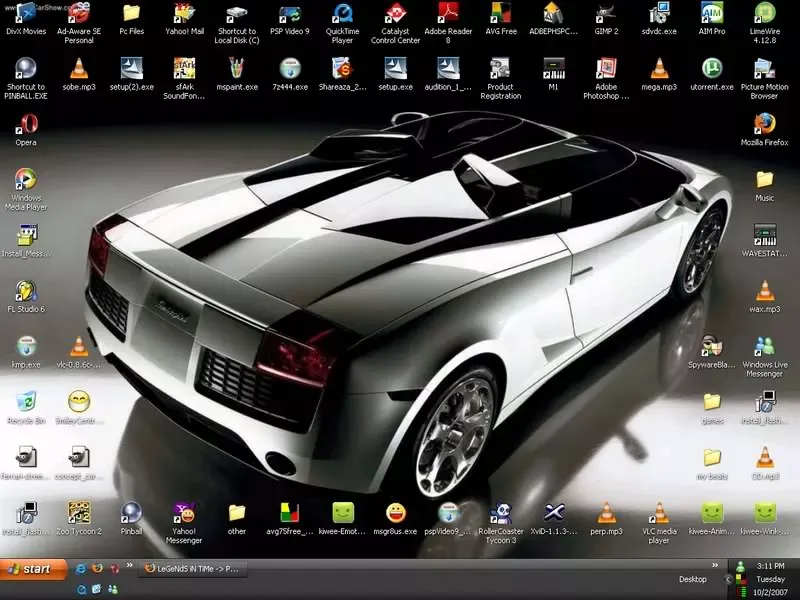 First Desktop Screenshot